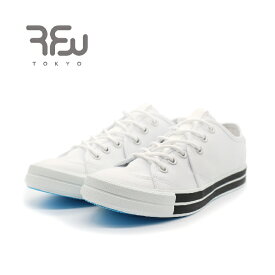 【正規品】RFW サンドウィッチ ロー スニーカー シューズ メンズ レディース 白 ホワイト 靴 シューズ ローカット キャンバス バルカナイズ 快適 リズム アールエフダブリュー 定番 SANDWICH-LO STANDARD R-1812011 WHITE 送料無料
