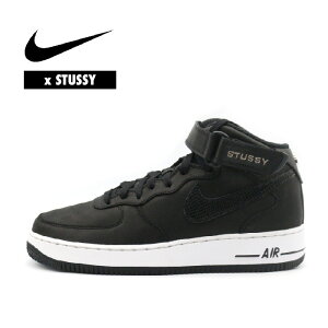 ySALEzNIKE iCL Y C Xj[J[ GAtH[X1 V[Y ~bhJbg STUSSY AIR FORCE 1 '07 MID DJ7840-001 BLACK/BLACK Xe[V[ ubN @R{@