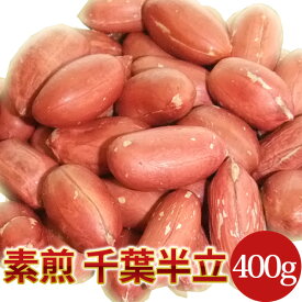 2023年度産 新豆 素煎(千葉半立)400g千葉県八街産落花生【剥き ピーナツ ピーナッツ】【落花生ランキング1位商品】