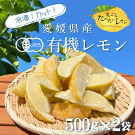 有機レモン 冷凍カットレモン 500g×2袋［ 愛媛県産 国産 璃の香 レモン オーガニック 有機 産地直送 ノ…