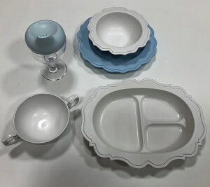 ☆★送料無料※☆★あす楽/日本製/Reale/レアーレ/お食事エプロン付きボウル&カラー小皿/ コップ/スープ皿/大皿フルセット吸盤付き/お食い初め食器/初めてのベビー食器/食器セット/ボールブ