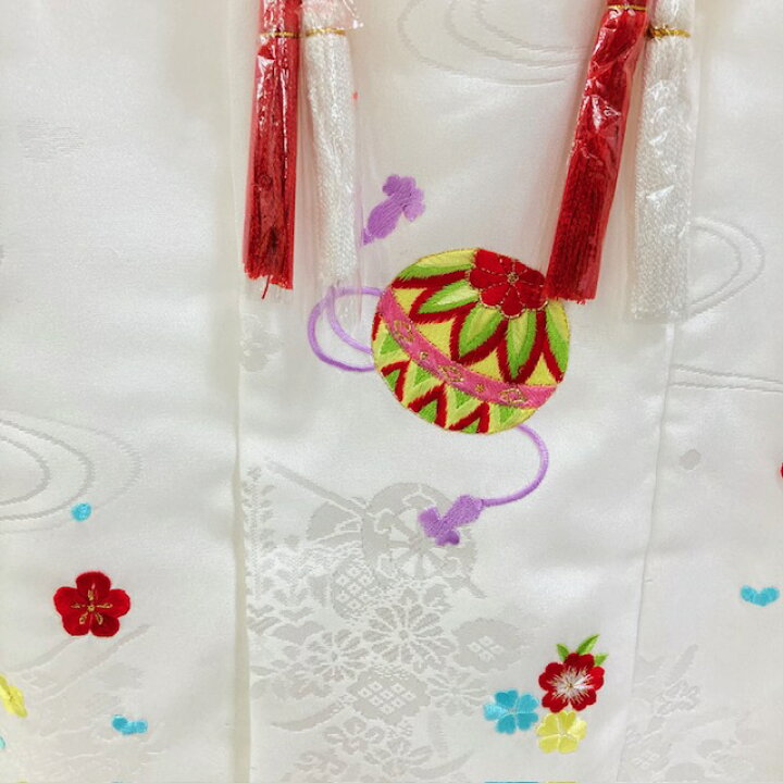 楽天市場】++被布着+++和/正絹 被布コート 毬・花柄/刺繍｜七五三着物 