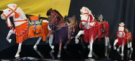 五月人形 　飾り馬　 奉書馬/ちりめん馬　前飾り・脇飾り/ギフト/初節句兄弟/次男誕生
