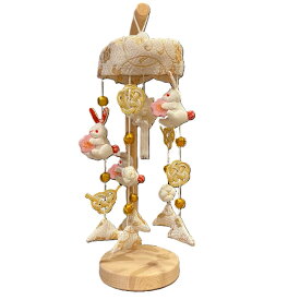 新商品/初節句の御祝に/お雛様　つるし飾り(スタンド付き)/お祝い熨斗対応/桃の節句/初節句/お誕生日/コンパクトサイズ