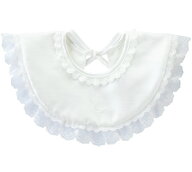 ☆送料込み☆【赤ちゃんの城】【日本製/セレモニー】飛翔　スタイ/白/お宮参り/スタイ/ポスト投函対応可能