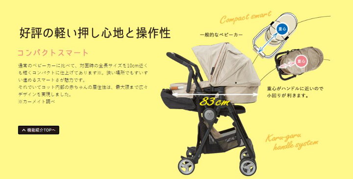 楽天市場】エールベベ フラコット ナチュラルブルー(1台) /コット 
