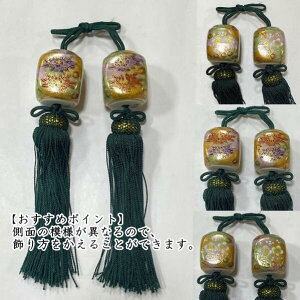 【九谷焼】 風鎮 本金花詰 / 陶器/書道掛軸/天神様/掛物/上品/華やかさのある逸品/インテリア