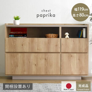 ★クーポンで500円OFF★完成品 日本製 チェスト 国産 組み立て不要 収納 木製 シンプル おしゃれ 北欧 引き出し 引き出し付き 幅120 120幅 リビング リビングインテリア 大容量 タンス ラック リ