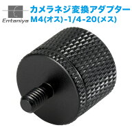 変換ネジ 1/4-20 UNC（メス）→ M4（オス） カメラ三脚ネジ変換アダプター インチネジ→M4変換 1個 Entan…