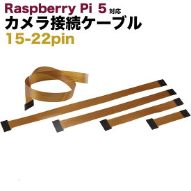 Raspberry Pi 5 CSI変換ケーブル 15-22pin 柔軟FPC カメラケーブル Camera Module接続用 ラズベリーパイ ラズパイ5対応 Entaniya