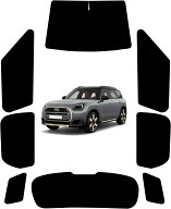 【ミニ カントリーマン U25 専用】サンシェード全面 フルセット 車中泊 日除け 断熱 UVカット 専用アクセ…