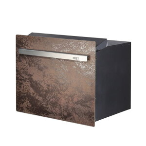 オンリーワン 郵便ポスト ノイエキューブ ラミナム ロング GM1-EZLRM モロ ブロック埋め込み仕様 ダイヤル錠付き