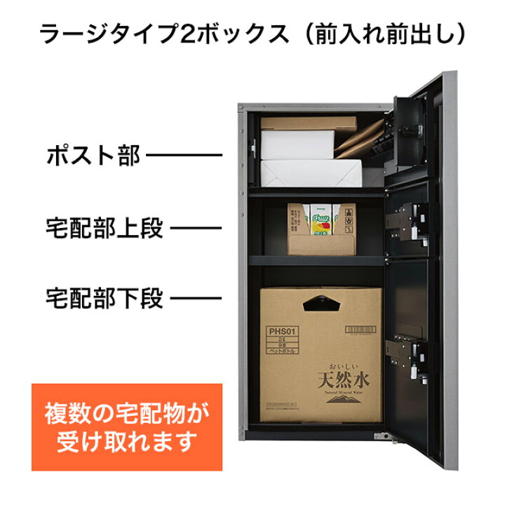 楽天市場】パナソニック ポスト一体型宅配ボックス コンボマルチ ＋ 