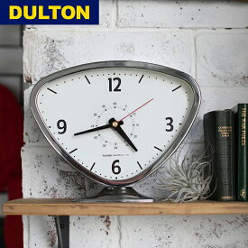 ダルトン DULTON ライナルド クロック クローム 置き時計 時計 RAINARD CLOCK CHROME アナログ レトロ インテリア 寝室 リビング インダストリアル アメリカン ヴィンテージ 男前 K925-1257CR