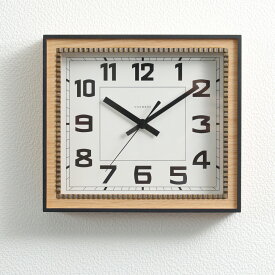 【ポイント12倍】BRASS RECTANGLE CLOCK CHAMBRE 掛置き時計 昭和レトロ インターゼロ INTERZERO