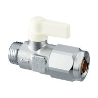 WB27-1313MA-S-0 オンダ 流量調整ボールバルブ 平行おねじ アイボリー