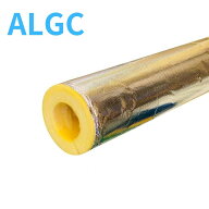 ALGC貼グラスウール保温筒 32A 厚さ20mm 1M マグイゾベール マグパイプカバー アルミガラスクロス 配管保…