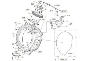 �p�i�\�j�b�N AXW3224-9CW0�{AXW1246-8RT0 �h����������@ �E���󂯃J�o�[ �E���󂯃p�b�L���OA