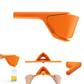 【スーパーSALE限定COUPON対象】ジューサー しぼり器 フル-サー Orange オレンジ キッチン用品 キッチングッズ キッチンアイテム オレンジ絞り フルーツ 果汁 オレンジジュース パーティー アウトドア キャンプ 果汁100% 生ジュース レモネード Dreamfarm