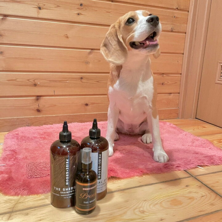 楽天市場 プライドドッグ シェダー 475ml Pride Groom プライドグルームドッグシャンプー グルーミング 天然成分 毛やお肌に優しい 犬に優しい 潤いを与える ココナッツオイル アボカドオイル ホホバオイル 高級 ナチュラル お散歩 大容量 抜け毛の多い 少ない 犬種向け