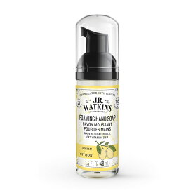 【お得クーポン】 J.R.WatkinsWT フォーミングハンドソープ レモン 48ml 泡ハンドソープ ハンドウォッシュ ハンドケア 保湿ケア 保湿 ウイルス対策 手洗い 手荒れ対策 ナチュラル成分 ナチュラルコスメ 植物由来 天然成分 パラベンフリー プレゼント ワトキンス 自分磨き