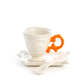 SELETTI WARES ポーセリンコーヒーセット OR 食器 プレート コーヒーカップ マグカップ ギフト 陶器 プレゼント インテリア コーヒー マグ 器 女性 白