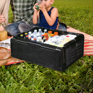 【クーポン対象】 bcl 585 フォーダブル クーラーボックス ブラック グレー 折りたたみ 買い物 スーパー 車載用 BBQ アウトドア キャンプ ピクニック 保冷 保温 発 スチロール 軽量 収納ボック