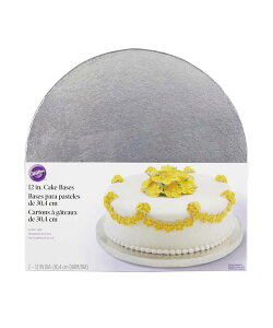 yN[|Ώہz Wilton(EBg) 12 Vo[P[Lx[X 12" SILVER CAKE BASE 2PACK  v[g Mtg