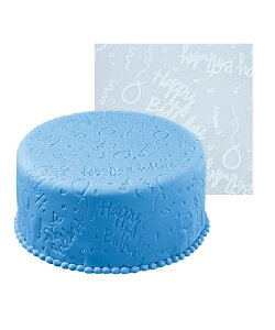 yN[|Ώہz Wilton (EBg) tH_g CvbV}bg o[Xf[ FONANT IMPRESSION MAT BIRTHDAY  v[g Mtg