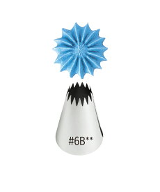 【クーポン対象】 Wilton(ウィルトン) オープンスターチップ 口金#6B OPEN STAR TIP #6B CRD 製菓 プレゼント ギフト パイン