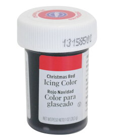 【クーポン対象】 WILTON(ウィルトン) クリスマスレッドアイシングカラー1オンス 製菓 食品着色料