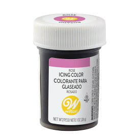 【クーポン対象】 Wilton ローズアイシングカラー 610-402 ウィルトン アイシング ジェルカラー フードカラー 着色料 クリーム クッキー カップケーキ フォンダン マフィン ピンク ローズ 桃色 Rose Icing Color
