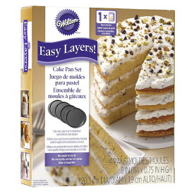 【クーポン対象】 ケーキ型 8インチレイヤードラウンドパン Wilton ウィルトン ケーキ レイヤー パンケーキ 型 PAN MOLD LAYER CAKE