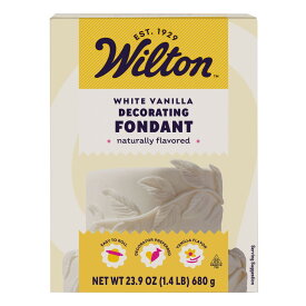 【クーポン対象】 Wilton ウィルトン ロールフォンダン ホワイト24オンス Fondant ケーキ ケーキデコレーション 製菓材料 製菓 誕生日