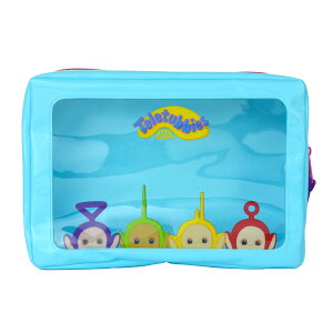 【クーポン対象】 スクエアポーチ Teletubbies テレタビーズ / ポー ラーラ ディプシー ティンキーウィンキー キャラクター商品 ポーチ 大容量 窓付き 透明 クリア 軽量 防滴 汚れにくい 小物入