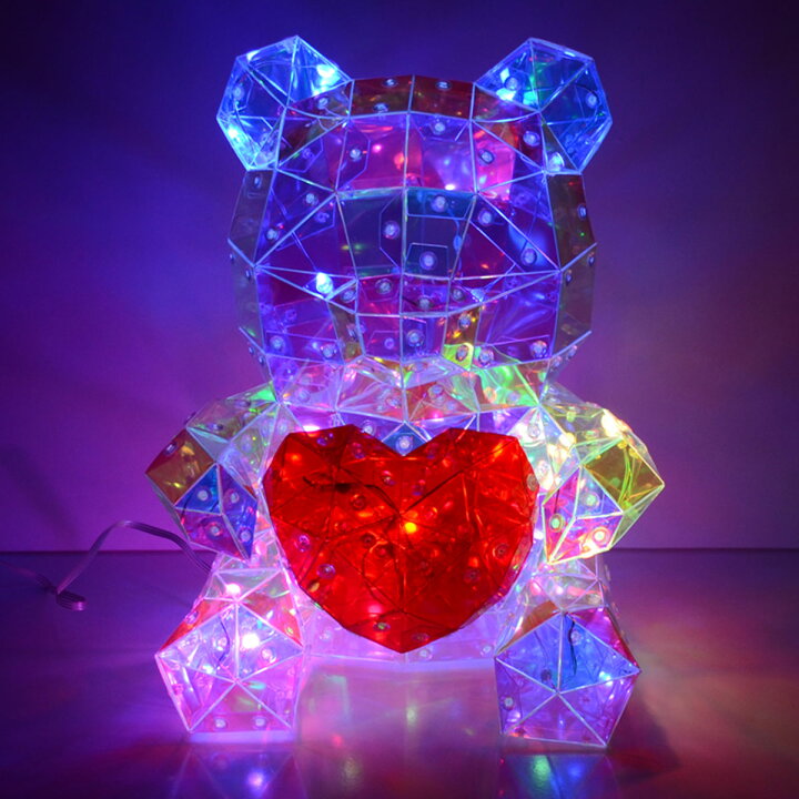 楽天市場】LEDライト クリスタルベア LEDWORKS レッドワークス LED 