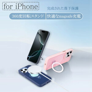 iPhone16 �P�[�X iPhone15 �P�[�X iPhone16Pro 16ProMax 15ProMax 16Plus iPhone15Pro iPhone14 iPhone13 14Pro 13Pro �X�^���h�����O magsafe�Ή� ��]�����O �S�ʕی� �ϏՌ�