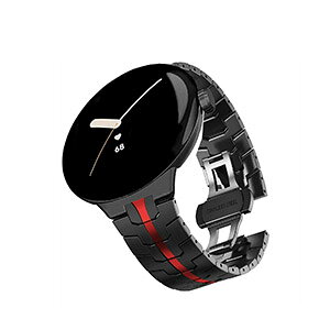 Google Pixel Watch 4 41mm ���� �o���h �I�V������ �����X�e�����X �����p �x���g �ւ��x���g �}���`�J���[ �ȒP���� �u�₩ �g�тɕ֗� �l�C �x���g �������� ������� �E�F�A���u���[���E�X�}�[