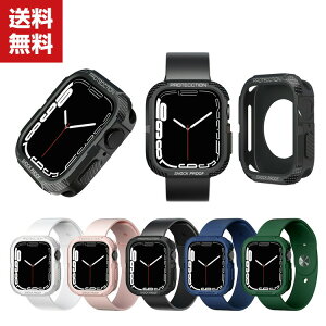 �������� Apple Watch Series 7 41mm 45mm �E�F�A���u���[���E�X�}�[�g�E�H�b�` �P�[�X ���킢�� �}���`�J���[ TPU�f�� �\�t�g�P�[�X CASE �ϏՌ� �֗� ���p �y�� �l�C �����������ӂ� �A�b�v���E�H�b�`