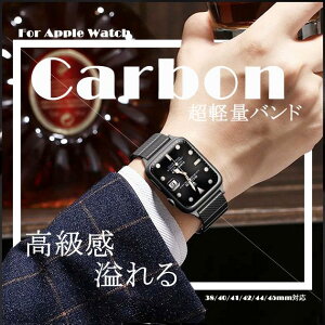 Apple Watch 9 SE �o���h 45mm �A�b�v���E�H�b�` Ultra �o���h ���� �J�[�{�� �x���g 44mm 40mm �����Y �������