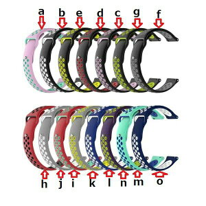 Garmin venu2 / venu 2s / sq2 / Venu2Plus / Vivoactive 4 4s 3 / Forerunner 265 255 / 55 /245 �o���h �V���J�Q���o���h 18mm 20mm