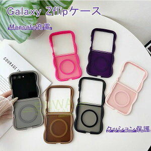 Galaxy Z Flip7 6 5 4 3 �P�[�X �J�o�[ Magsafe�[�d�Ή� �J�����ی� �܂肽���ݎ� �ϏՌ� Galaxy Z Flip7 6 5 4 3 �ی�P�[�X �}�b�g��