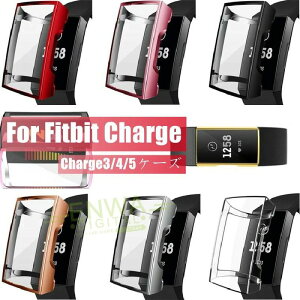 Fitbit Charge 5 �P�[�X Charge 4 �t�B���� Fitbit Charge5 �P�[�X Charge4 �J�o�[ Charge 3 �ی�P�[�X TPU ���b�L���H �t�B�b�g�r�b�g