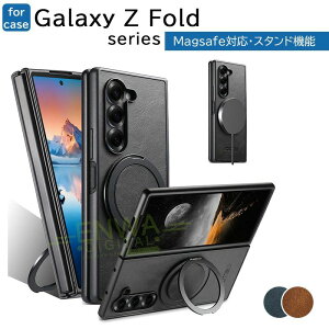 Galaxy Z Fold7 6 5 �P�[�X �J�o�[ magsafe�Ή� �J�����ی� �X�^���h�@�\ �ϏՌ� �܂肽���ݎ� Galaxy Z Fold7 6 5 �ی�P�[�X �����O��