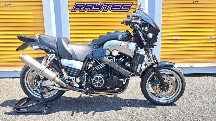 楽天市場】ヤマハ Vmax 1200 用アルミCNC製 3段階調整式サイドスタンド 