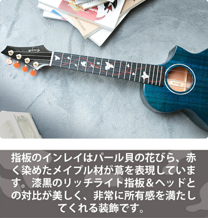 Enya EUC-M6 エンヤ なっ ウクレレ コンサートサイズ 本体 ケース付き