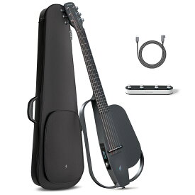 【期間限定！ポイント5倍】Enya NEXG 2 Basicアコースティックギター| エレキギター オールインワンオーディオギター カーボンファイバー 80Wワイヤレス スピーカー、ワイヤレスペダル、ギターバッグ付き