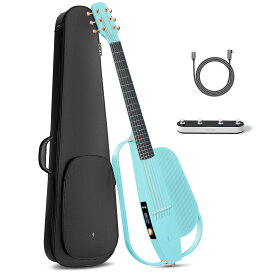 Enya NEXG 2 Basicアコースティックギター| エレキギター オールインワンスマートオーディオギター カーボンファイバー 80Wワイヤレス スピーカー、ワイヤレスペダル、ギターバッグ付き