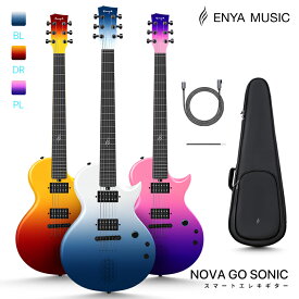 【2/11限定まで 楽天タイムセール最大17%OFF！ラストチャンス！】Enya エレキギター Nova GO Sonic スマートエレキギター 初心者入門セット カーボンファイバー製 10Wワイヤレススピーカー オンボードプリセット機能 多彩な