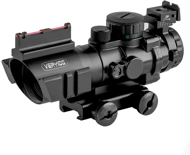 楽天市場】ドットサイト 実物ライフルスコープ 20mmレール 4x32 4倍 